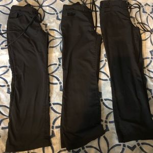 3 pairs Grey’s Anatomy scrub bottoms SP-Black